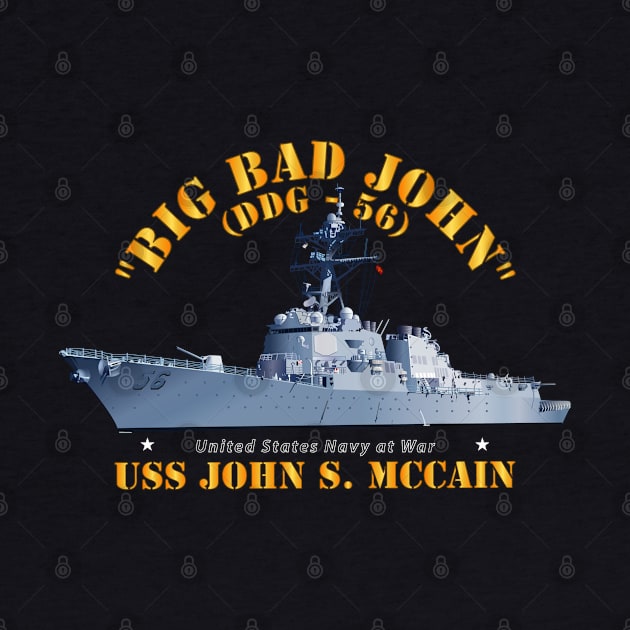 Destroyer - USS John S McCain - BIG BAD JOHN by twix123844